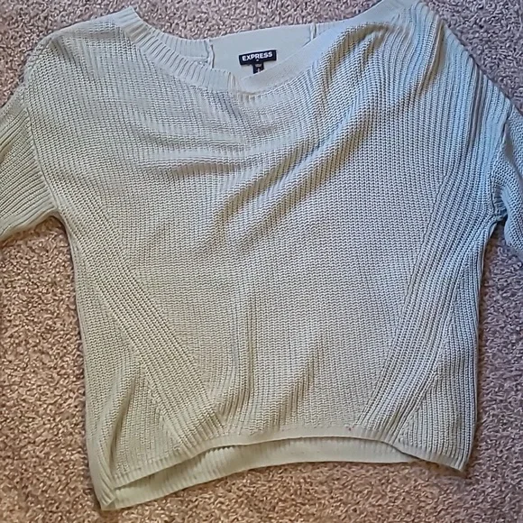 Express light weight sweater with‎ detail back - Picture 3 of 3